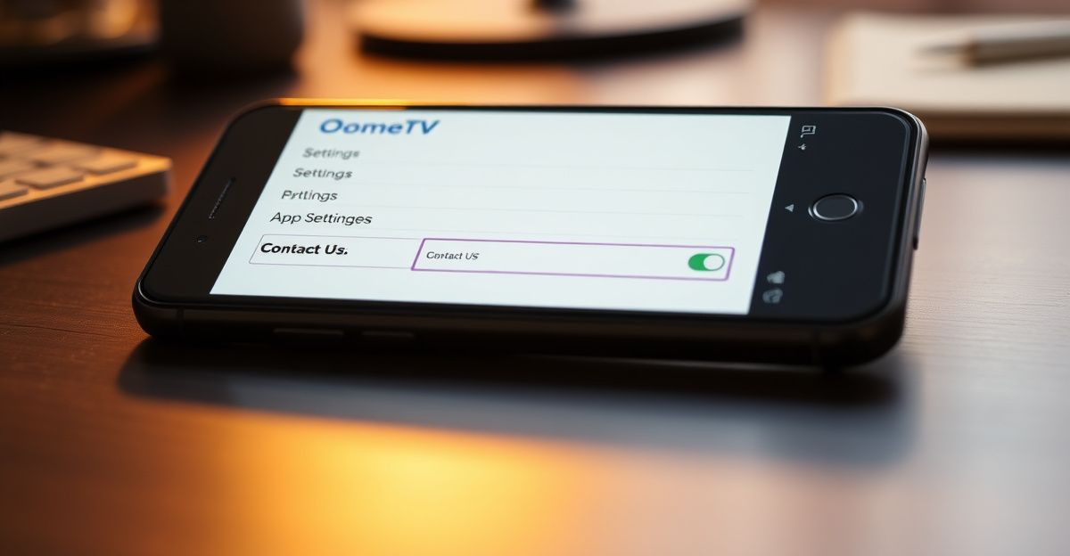 Où trouver la page de contact officielle d'OmeTV